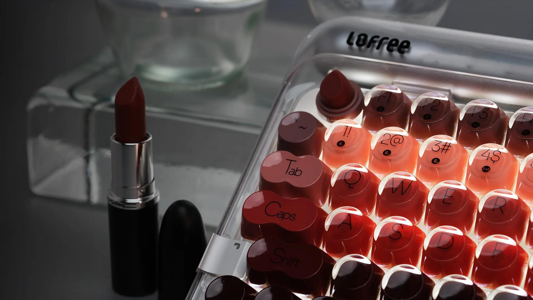 Lofree Lipstick Wireless Mechanical Keyboard