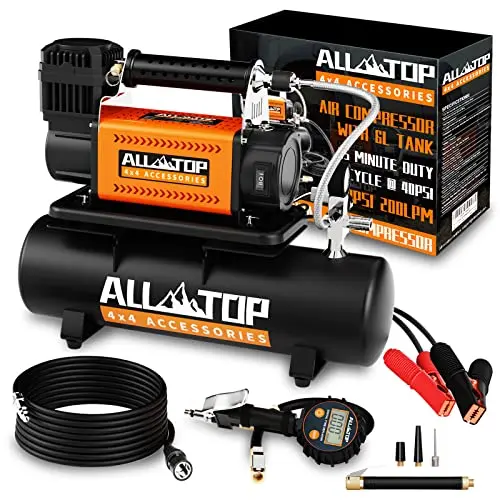 Air Compressor Kit w/ 6L Tank -150PSI - 7.06ft³/Min - 12V DC Air Compressor Kit w/ 6L Tank -150PSI - 7.06ft³/Min - 12V DC