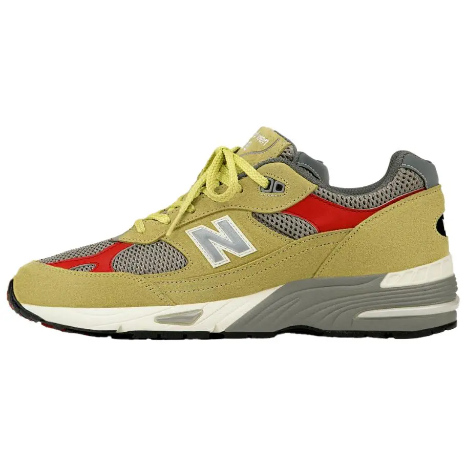 New Balance x Aime Leon Dore Collaboration Men's Running Shoes, UK-Made NB 991 with Comfortable Fit, Model M991LD1