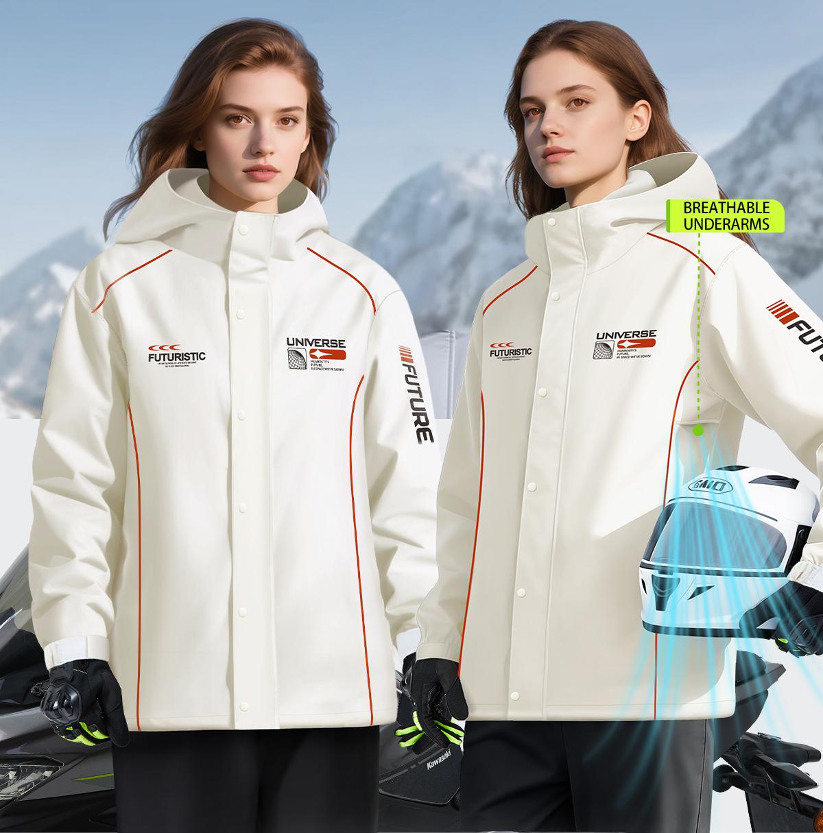 Outdoor Waterproof Raincoat Set, Hooded Jacket + Long Pants, Thick Durable Reusable, Workwear for Construction, Cycling, Cleaning