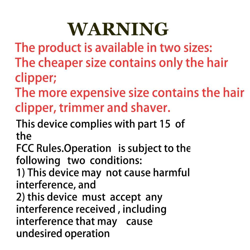 Professional Men's Hair Clipper Set, Cordless Clipper, USB Rechargeable Electric Shaver, Includes T-Blade Trimmer, 8 Guide Combs, Cleaning Brush & Cable