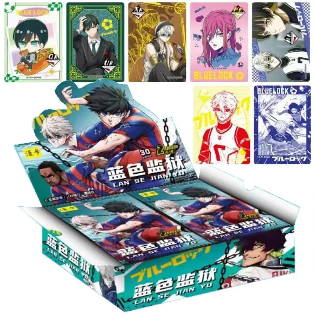 2026 New hot item Genuine BLUE LOCK Card For Children Barou Shouei Michael Kaiser High Scoring Youth Anime Limited Game Collection Card Kids Toys