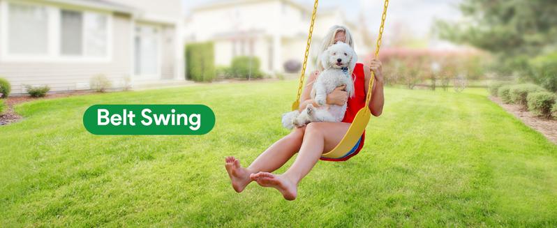 Osoeri Swing Sets for Backyard, 6 in 1 Swing Sets,Heavy-Duty Metal Swing Sets for Backyard with 2 Swings, Climbing Ladder and Nets,Trapeze Bar and Basketball Hoop Osoeri Swing Sets for Backyard, 6 in 1 Swing Sets,Heavy-Duty Metal Swing Sets for Backyard with 2 Swings, Climbing Ladder and Nets,Trapeze Bar and Basketball Hoop