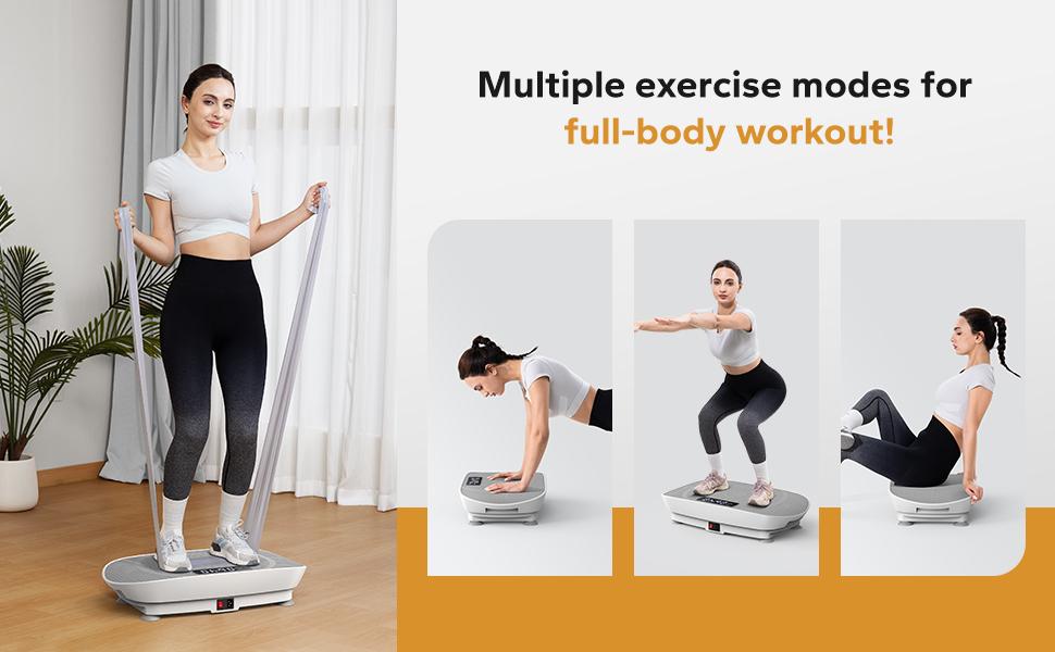 MERACH Vibration Plate Exercise Machine Whole Body Workout Vibration Platform for Fitness Max 400lbs MERACH Vibration Plate Exercise Machine Whole Body Workout Vibration Platform for Fitness Max 400lbs