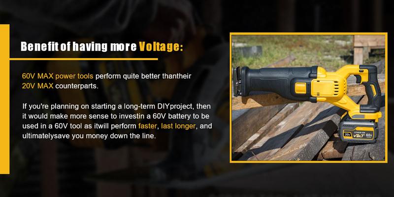 Outdoorfun 9.0Ah Compatible Replacement for Dewalt 20V 60V Flexvolt Battery Lithium with DCB609 DCB612 DCB200 DCB201 DCB203 DCB204 DCB206 DCB207 DCB209 Heavy Duty Power Tools