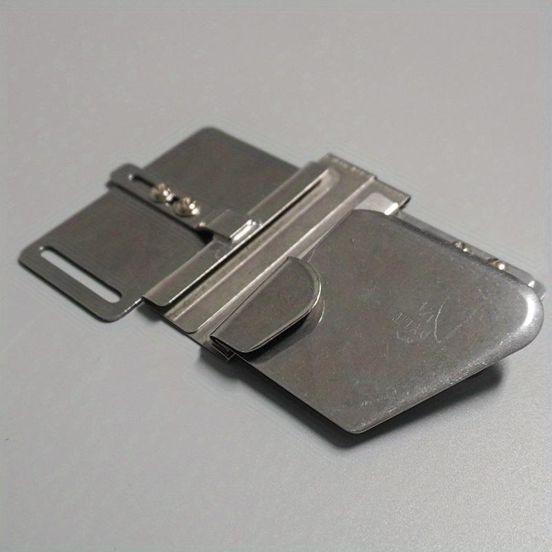 1PC Industrial Sewing Machine Accessories, Computer Synchronized Edge Rolling Presser Foot, Zipper Presser Foot for Flat Sewing Machines, Edge Binding Tube, Edge Folding Rolling Tube for Zippers, Edge Binder, DY Machine Presser Foot,