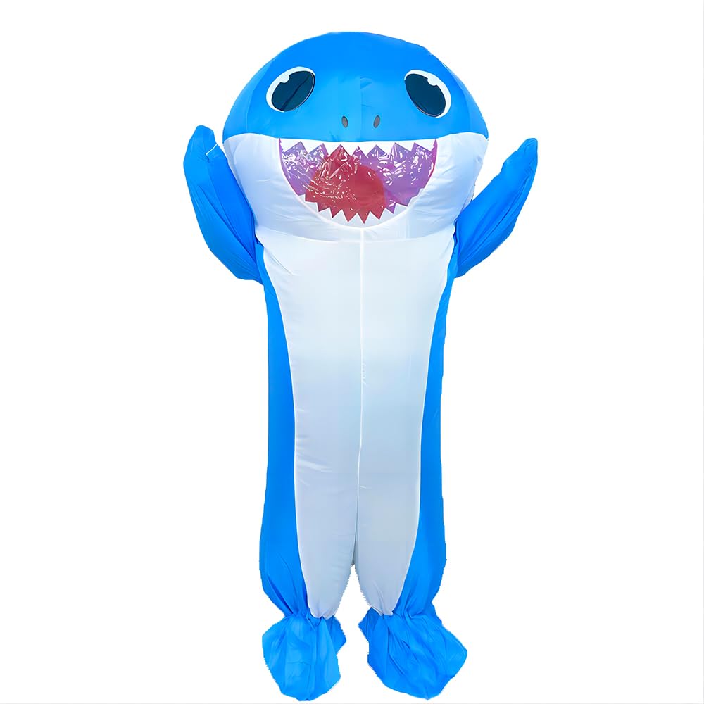 Adult Inflatable Shark Costume, Halloween Inflatable Shark, Fun Party Role Play Dress-Up Clothes, Model Dl0157, Party Apparel