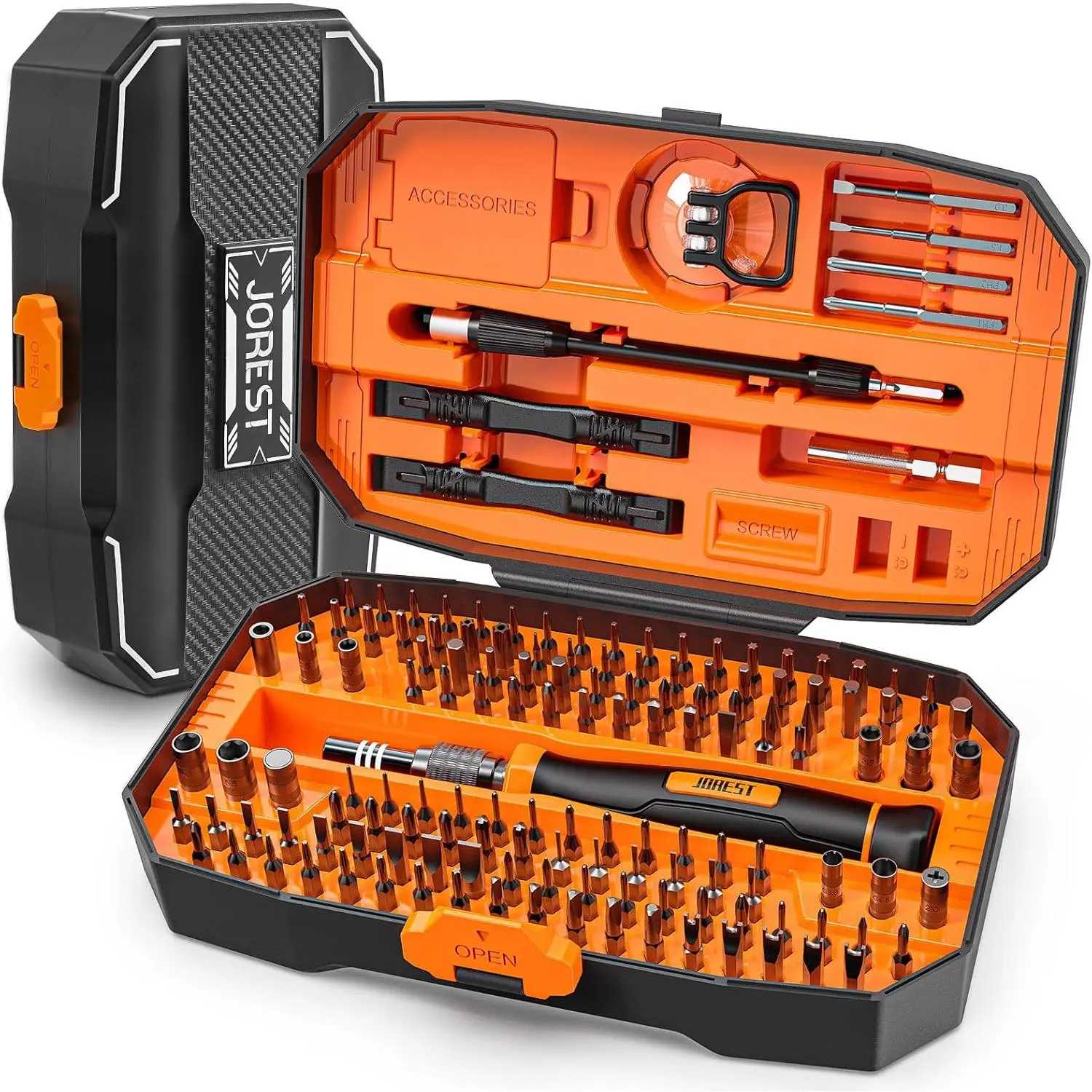 152 in 1 Screwdriver Set, Mini Screwdriver Tool Kit |   Gifts for Men, Magentic Repair Tool for Macbook, Laptop, PC, PS5, iPhone, Xbox, RC, Jewelers, Watch,, Electronics