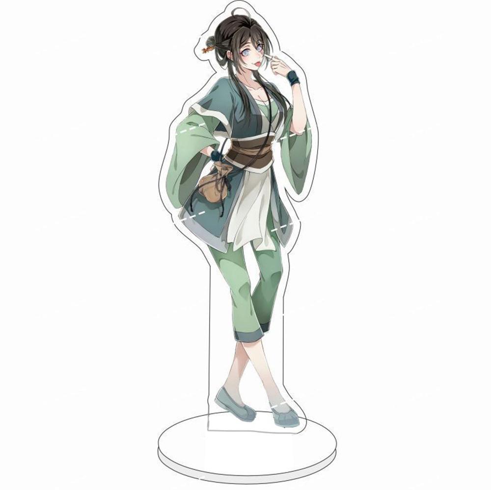 15CM Hot Anime Acrylic Stand Model MO DAO ZU SHI Cartoon Figures Wei Wu Xian And Lan Wang Ji Su She Collection Gifts