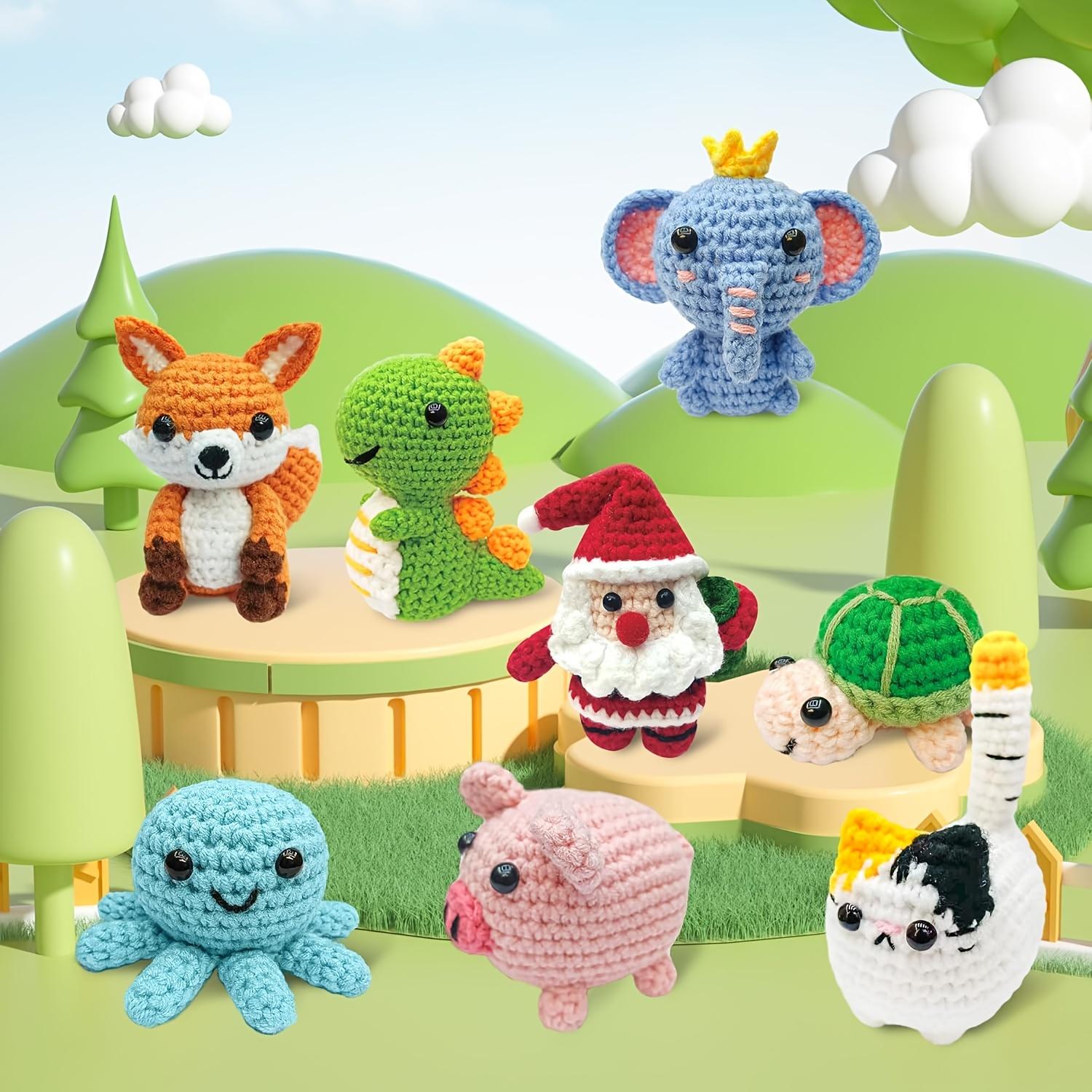 This 8-piece crochet kit is perfect for beginners.It includes a complete set of crochet tools, progressive patterns, and video tutorials.Suitable for adults, women, and men looking to start crochet.
