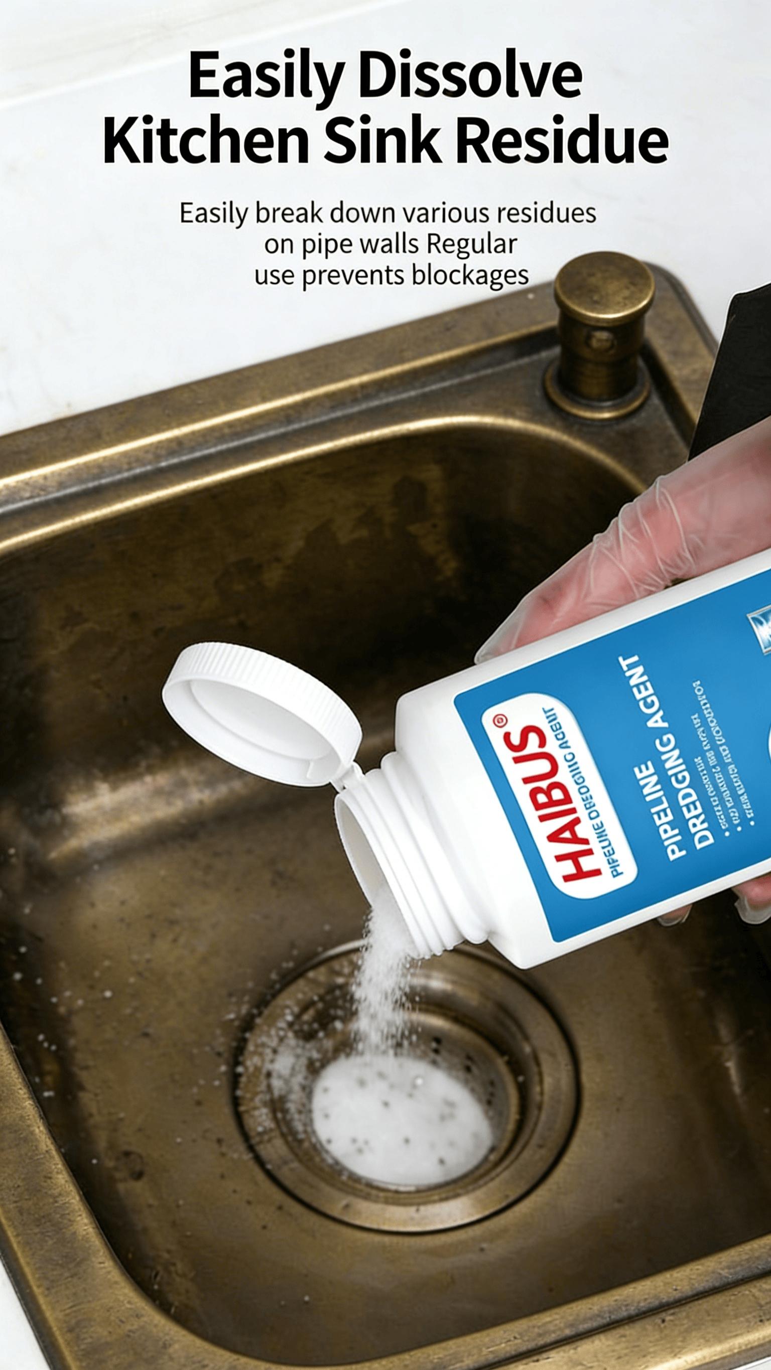 Kitchen Sink Drain Cleaner, Garbage Disposal Cleaner, Powerful Grease Dissolver, Plunger Stoppage Solution, Dishwasher Basin Clog Remover, Essential Home Tool, Household Plumbing Cleaner, Kitchen Cleaning Supplies