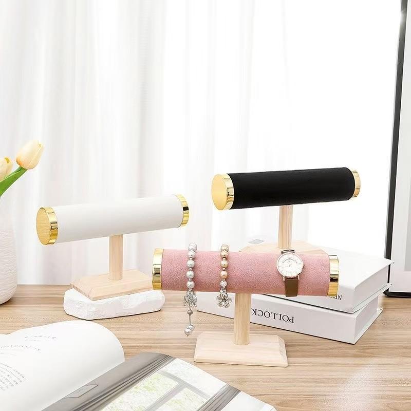 6-Color Jewelry Storage Rack, Simple High-End Bracelet Holder, Fits Watches, Bangles, Necklaces, Unisex, Home Organization Display Stand