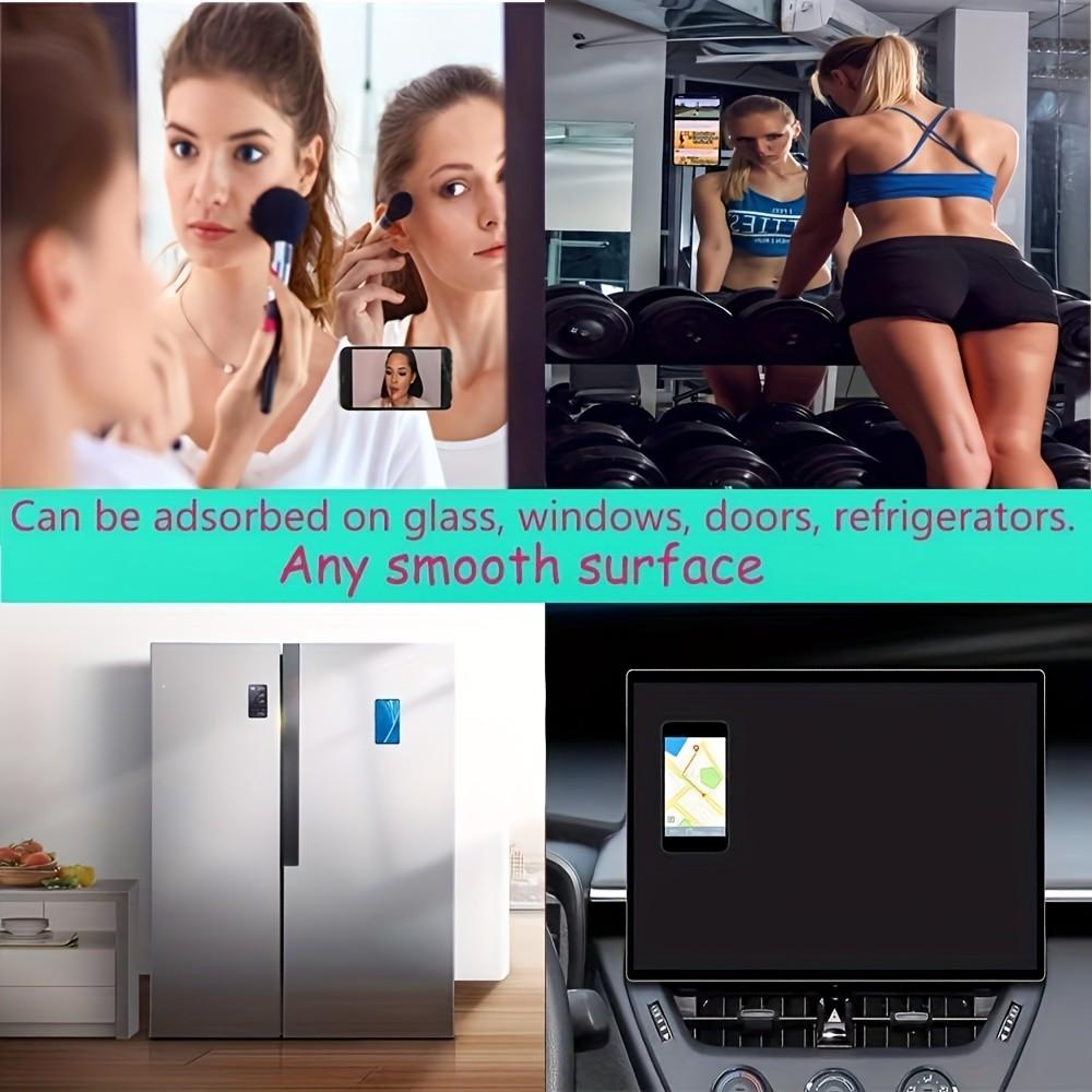 Dual-Sided Silicone Phone Stand, Adjustable Angle, Compact Design, Suitable for iPhone and Android, Ideal for Tiktok Videos and Selfies