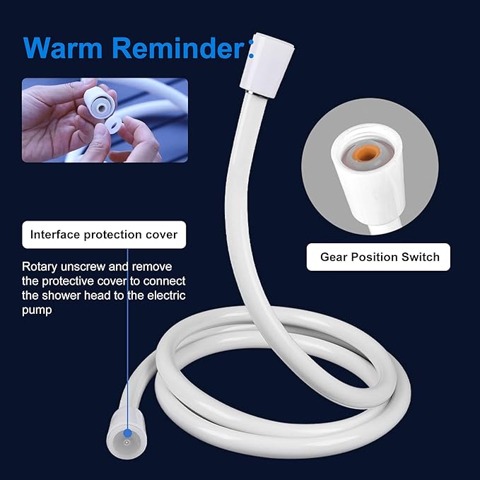 Portable shower, handheld electric shower, outdoor shower equipment for camping and hiking, pet cleaning, car washing, camping equipment, camping supplies, travel accessories, apartment shower tools