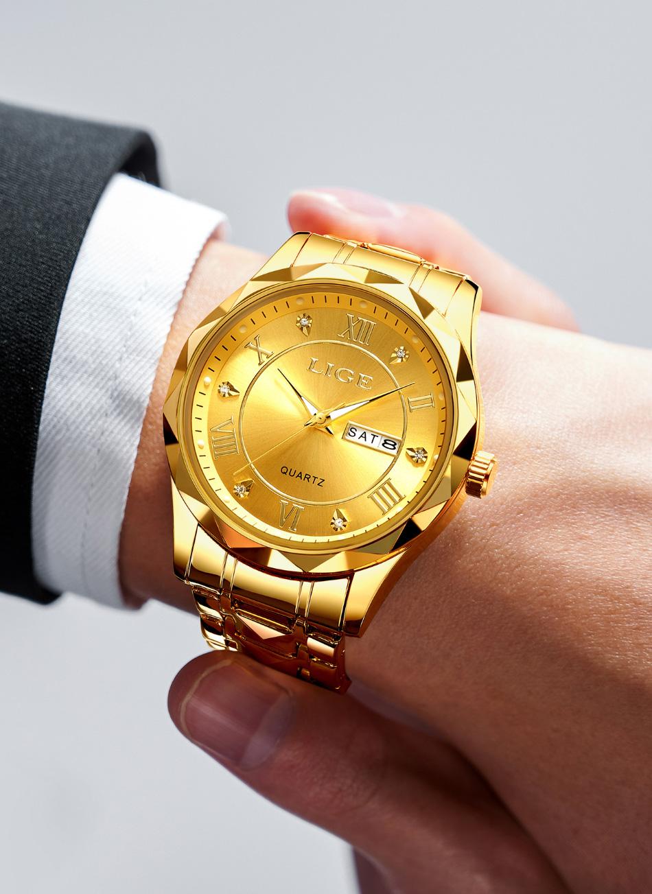 Light luxury men's watches, high-end men's quartz watches, business casual watches