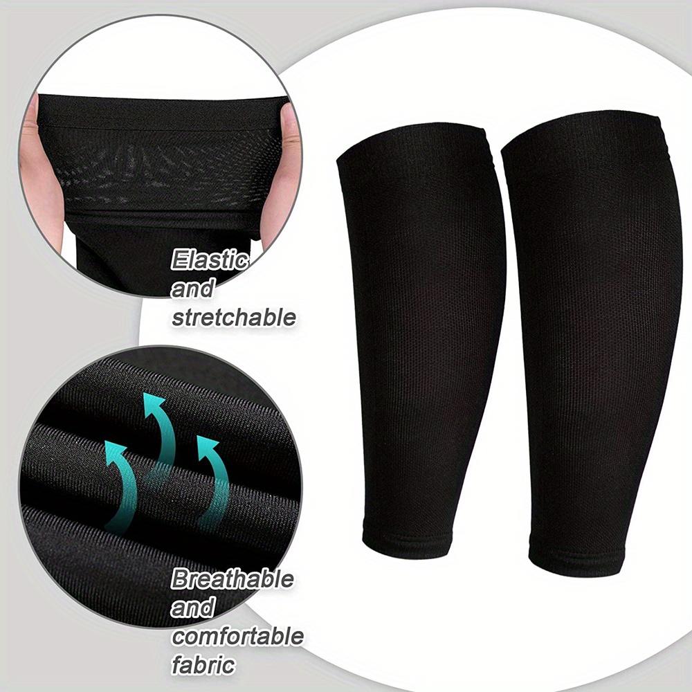 No-Foot Compression Socks - Lightweight Breathable Recovery Sleeves for Sports & Daily Wear, Machine Washable