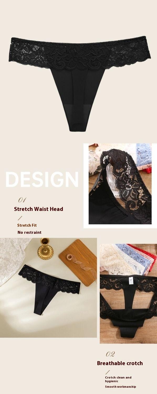 For Women Plain Fashion High Quality New summerproducts Basic Comfort Comfortable CottonLingerie Womenswear Bikini Frill innerwear Style StretchComfort Basic Plain Cotton Spandex Women's MinimalistMulticolor panty soft Thongs T-Back