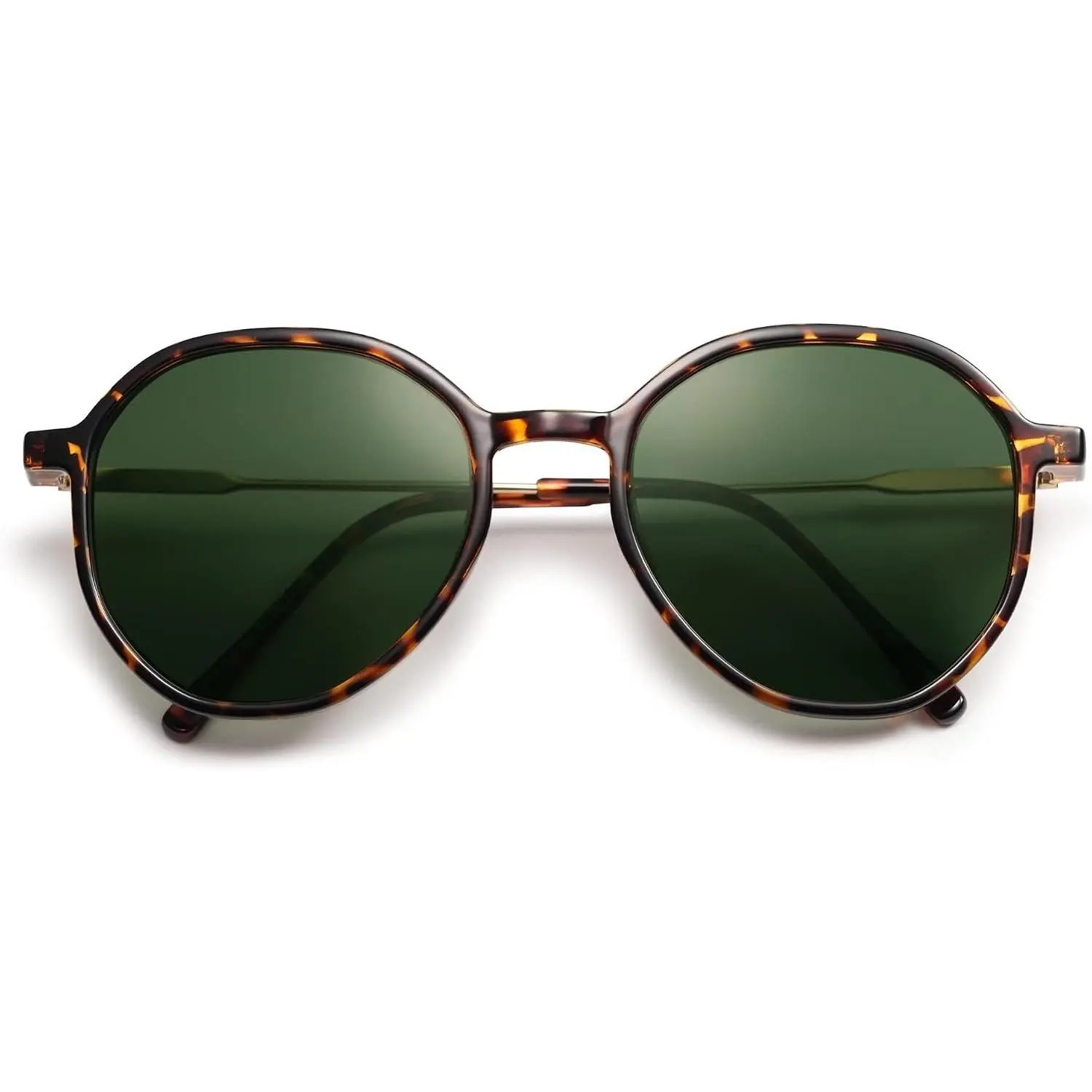 Trendy Designer Hexagon Round Sunglasses for Women Fashion Oversized Geometric Shades SJ2181