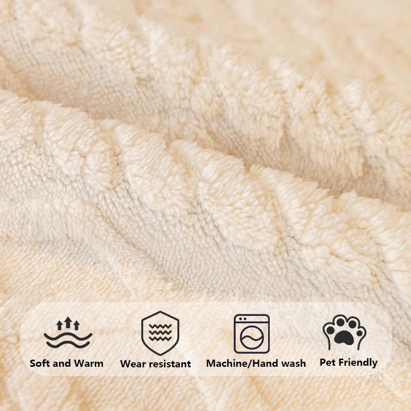 Solid Color Sofa Cover,For Boneless Chaise Lounge Sofa Bed Non-slip Sofa Slipcover,Soft Comfortable Sofa Towel Or Throw Pillowcase,Sofa Protector for Home Living Room