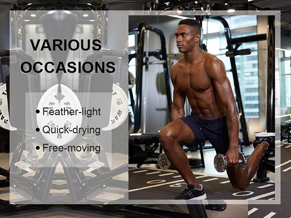 MAELREG Men's 2-in-1 Running Shorts with Liner, Outdoor Hiking Gym Training Shorts, Breathable Athletic Workout Shorts with Towel Hook SpringStatements MAELREG Men's 2-in-1 Running Shorts with Liner, Outdoor Hiking Gym Training Shorts, Breathable Athletic Workout Shorts with Towel Hook SpringStatements