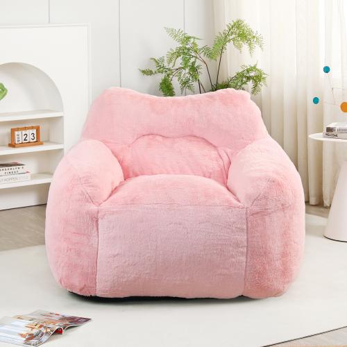 47.3" Jumbo Bean Bag Chair with Arms – Premium High-Density Memory Foam Filled Lounger & Floor Sofa – Removable Washable Cover for Adults/Kids (Non-Slip Bottom, 48H Self-Fluffing,  No Assembly) couch sofa living room