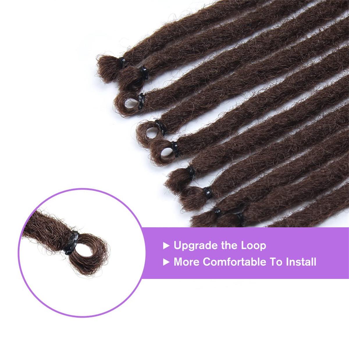 24 Inch 10 Strands/Lot Synthetic Dreadlocks Extensions Soft Extensions Long Crochet Braids For Hippie Dread locks Hair Boho Locs