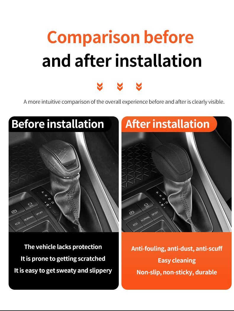 1 piece Car Automatic Gear Lever Shift Handle WaterProof Decoration Cover Shift Handle Knob Cover Kit Non-Slip Wear-resistant Silicone Protective Cover Direct Install Car Supplies Interior Accessories Corolla RAV4 Highlander Venza Harrier Camry For Toyota 1 piece Car Automatic Gear Lever Shift Handle WaterProof Decoration Cover Shift Handle Knob Cover Kit Non-Slip Wear-resistant Silicone Protective Cover Direct Install Car Supplies Interior Accessories Corolla RAV4 Highlander Venza Harrier Camry For Toyota