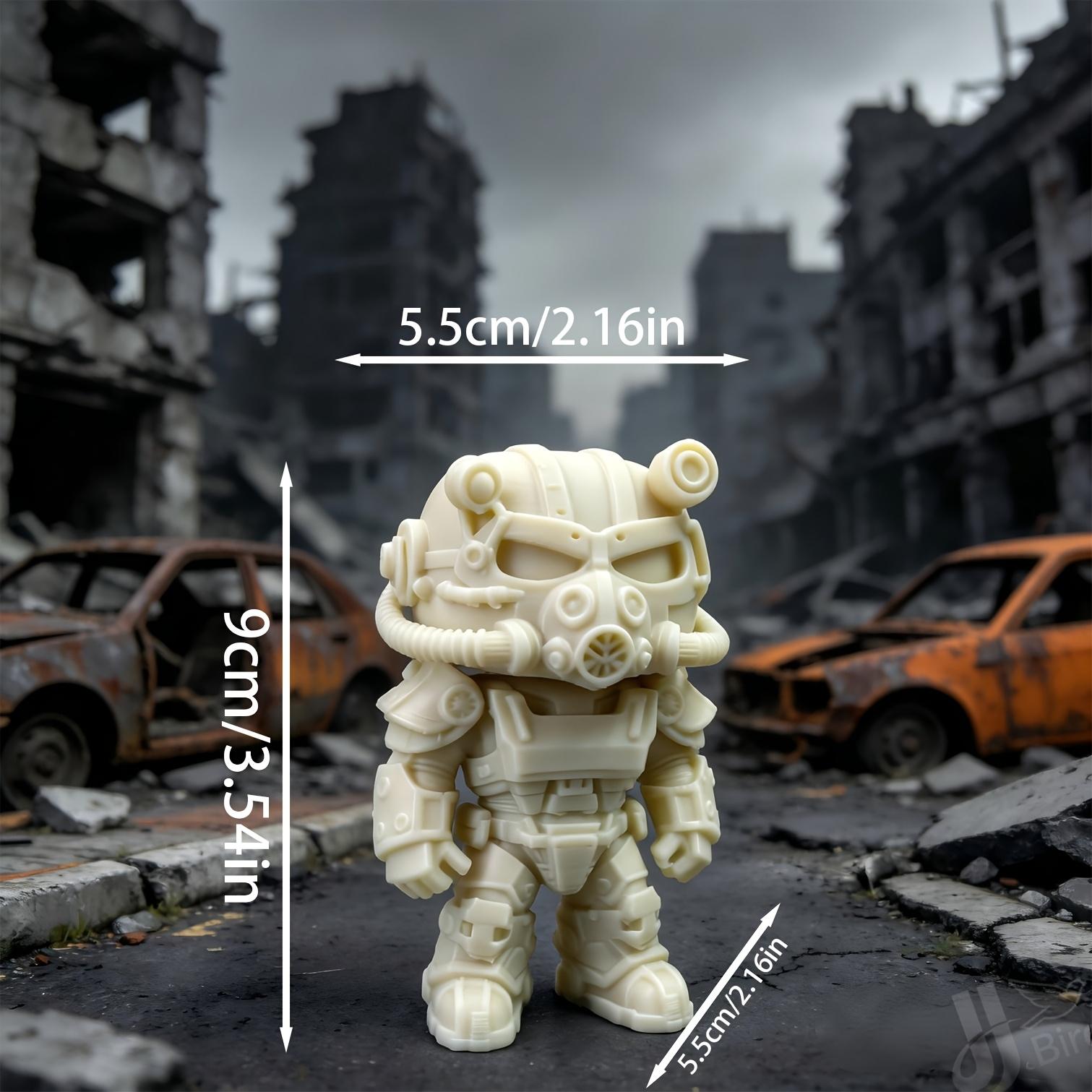Post-Apocalyptic Role Figure Display Piece, End-Of-The-World Style Collectible Figurine, Home Bookshelf Desktop Decoration