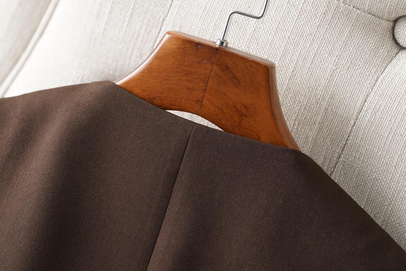 Women's Solid V Neck Button Vest Blazer, Casual Plain Color Waistcoat for Work Office Business, Ladies Spring & Fall Clothes