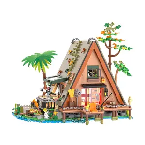 3D Forest Cabin DIY Building Block Kit Self-Assembly Wooden House Model No Glue Needed Educational Toy for Kids Adults Stress Relief Home Decor Perfect Birthday Gift for Craft Lovers