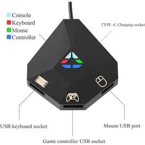 Keyboard and Mouse Adapter USB Connection Mouse and Keyboard Converte for PS4/PS3/Xbox One/Xbox 360/Nintendo Switch touchscreen device