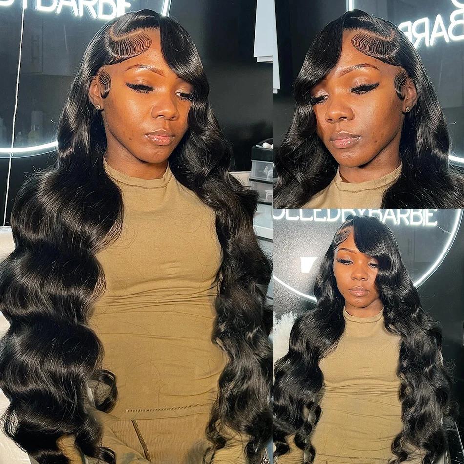 13x6 Hd Lace Frontal Wig Brazilian 13x4 Body Wave Human Hair Wigs For Black Women 30 38 Inch Lace Front Human Hair Wig 4x4 Lace Closure Wigs Pre Plucked 180% Density 13x6 Hd Lace Frontal Wig Brazilian 13x4 Body Wave Human Hair Wigs For Black Women 30 38 Inch Lace Front Human Hair Wig 4x4 Lace Closure Wigs Pre Plucked 180% Density