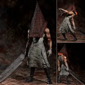 Scale Collectible Horror Game Character Figure Model - PVC Action Figure Doll with Detailed Face & Outfit, 7.08-inch Tall for Gaming Desk Decor, for Horror Fans & Collectors