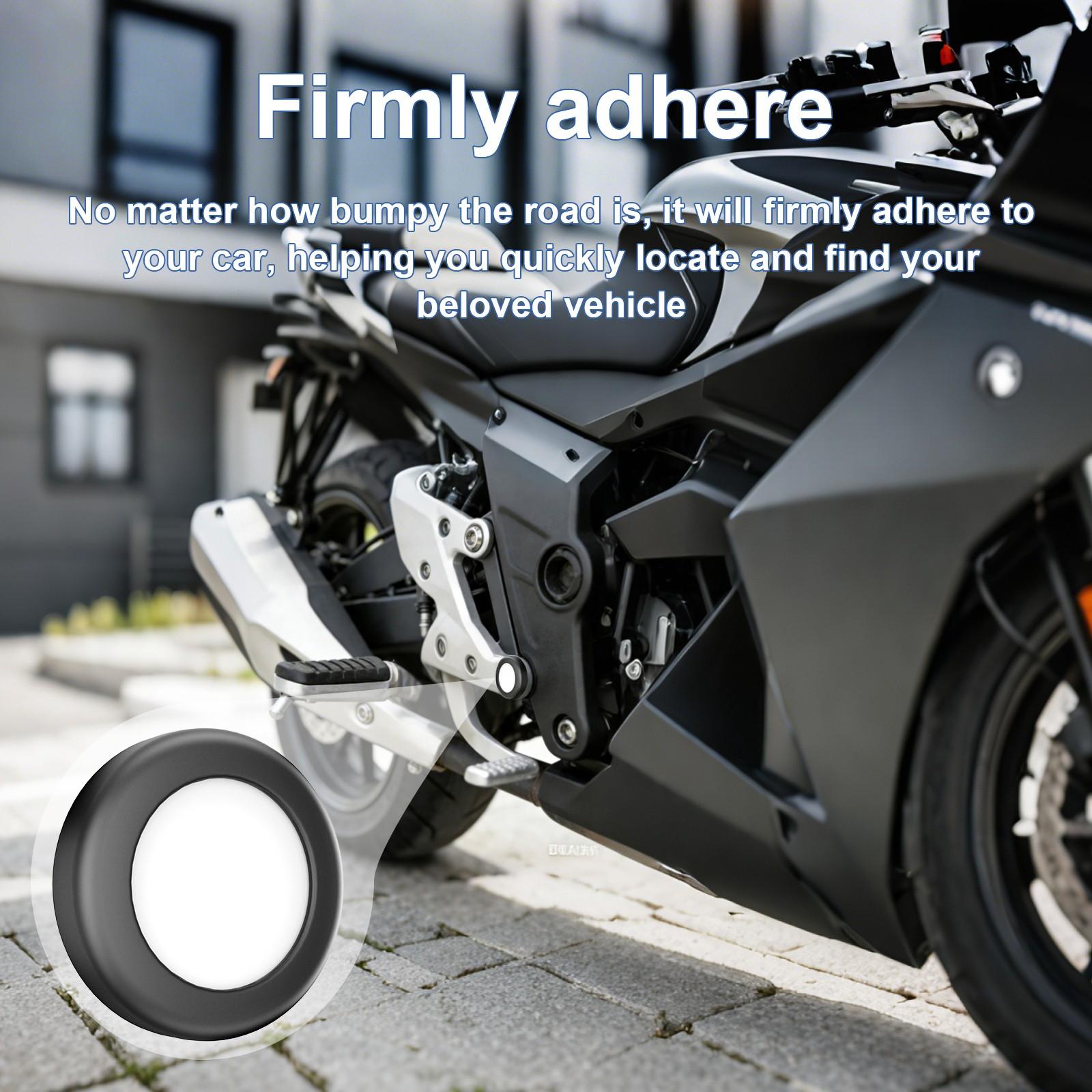 1/2/4pcs Flat Vehicle Locator with Magnetic Case, No Monthly Fee, Global Use, iOS System Only, Suitable for Cars, Bikes, Motorcycles, Pets, Luggage