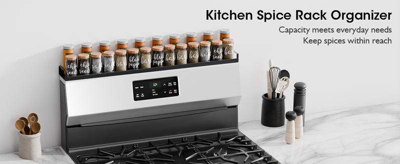 [SUPAFA]4X Strong Magnetic Shelf for Stove Top 30" Adjustable Oven Shelf Spice Rack Over the Stove