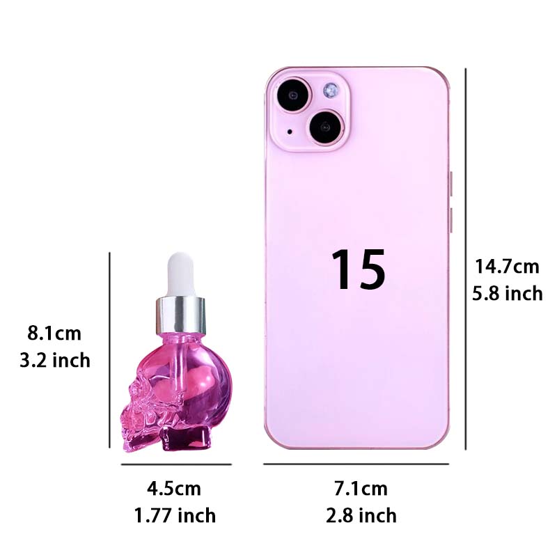 Pink Women's Skull Design Perfume Oil, Long Lasting Fragrance for Women, Fragrance for Daily Use, Perfume for Women, Cosmetic Gift for Girls, Halloween, High Quality Fragrance