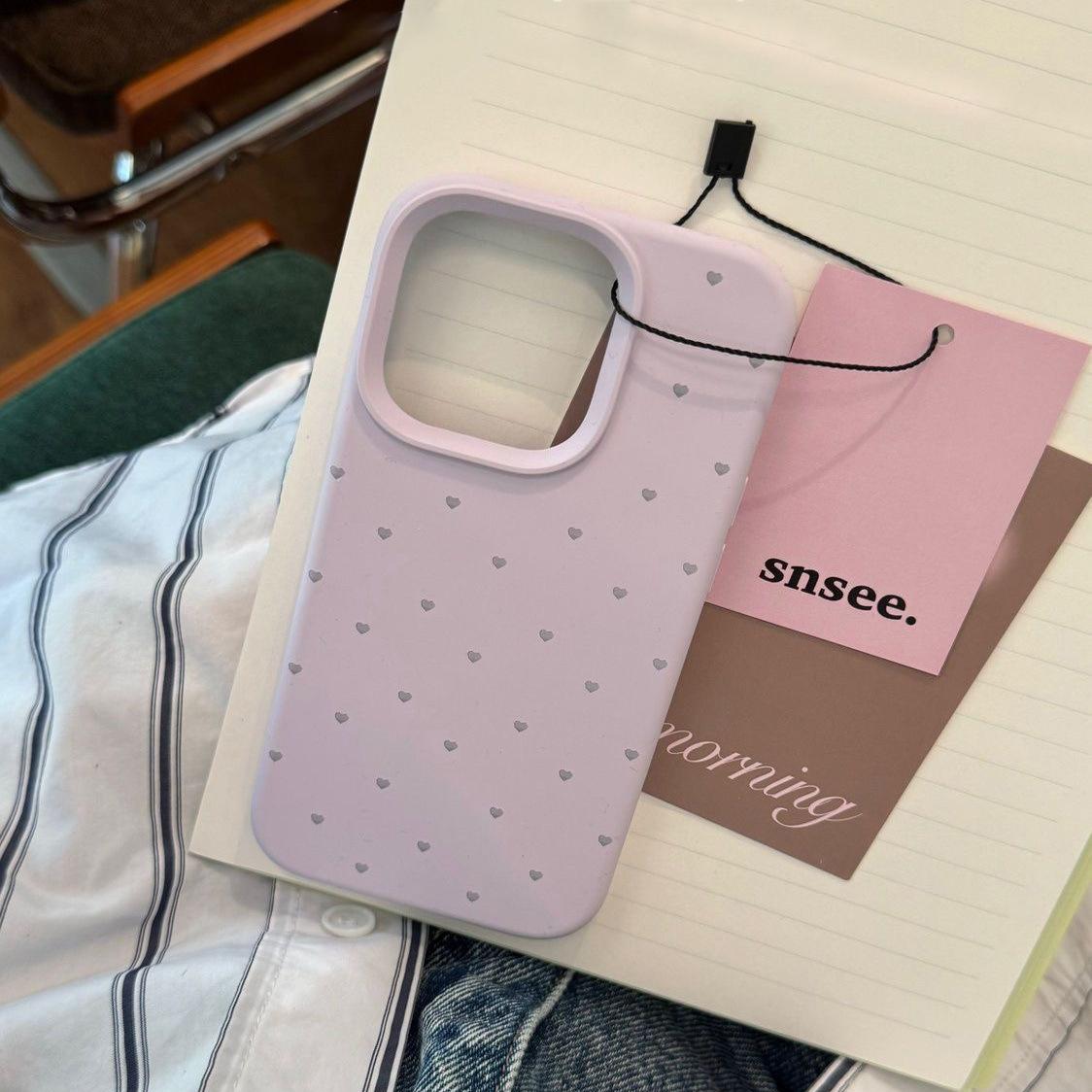 Macaron-Color Liquid Silicone Heart Cellphone Case - Soft TPU Protective Shockproof Cover for iPhone Series (11/12/13/14/15/16/17 Pro/Pro Max/Plus) with Pumpkin, Drink Patterns - Fashion Trendy Gift, Phone Accessories for Note11Pro, Devices