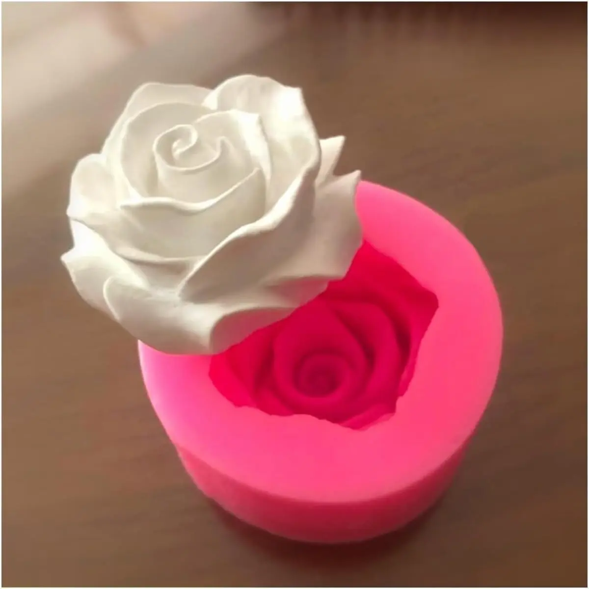 2PCS Rose Flowers Silicone Molds Chocolate Mold Wedding Cake Decoration