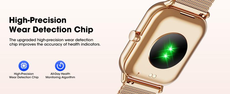 Smartwatch for Men and Women, Bluetooth Calling, 1.85” Display, Fitness Tracker, IP67 Water Resistant, Compatible with Android and iOS, Multifunctional Wristwatch