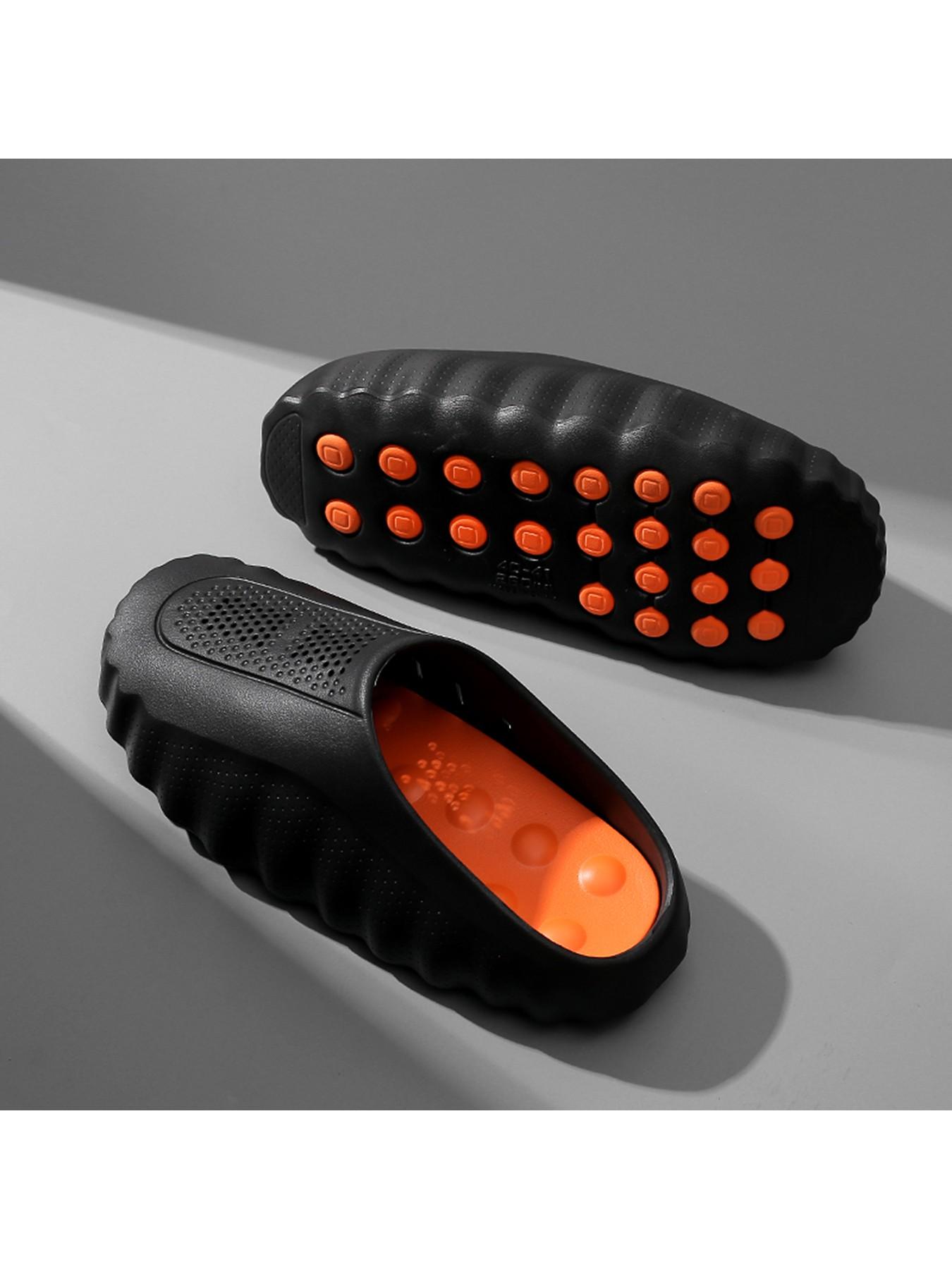 Outdoor Sports Massage Particles Thick Sole Height Increase Anti-Slip Men's Casual Sandals, Quick-Dry, Durable, Odor-Resistant