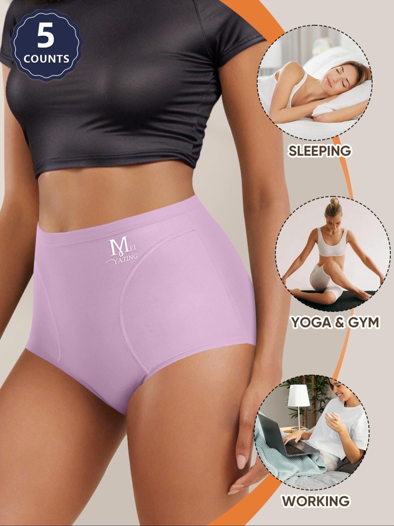 Women's Letter Print Waist Briefs, Fitted Panties, Casual Tight Fit Soft Comfy Breathable Panty for Daily Wear, Ladies Underwear for All Seasons