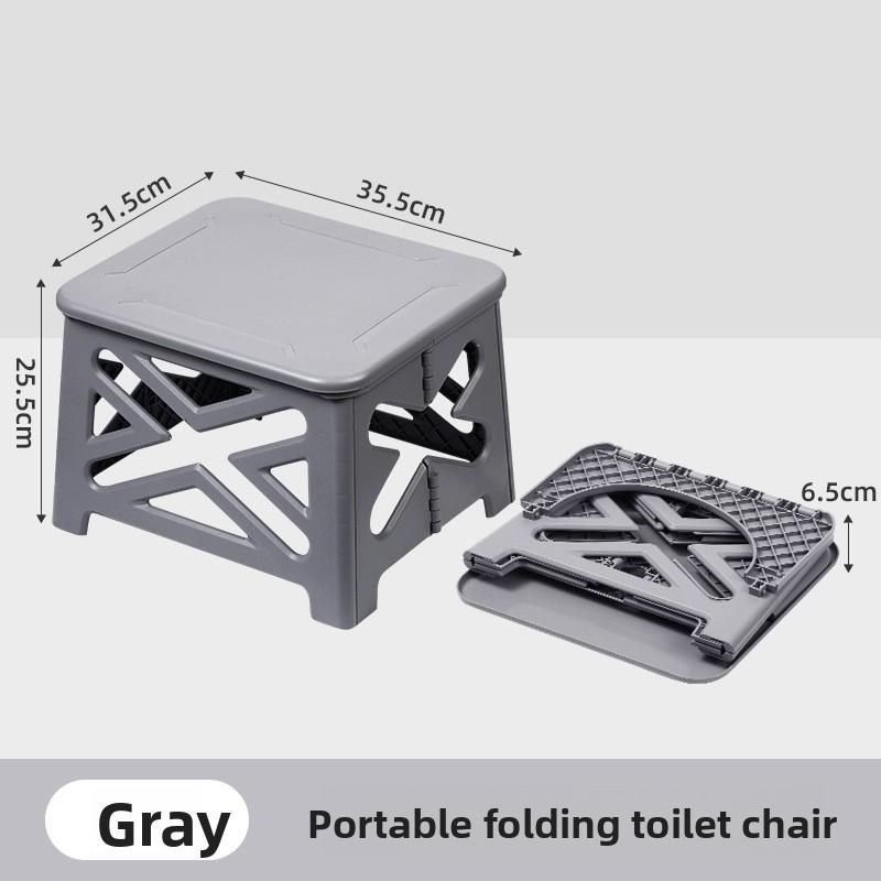 Portable Foldable Car Toilet with Deodorization Outdoor Camping Emergency Potty Multifunctional Stool