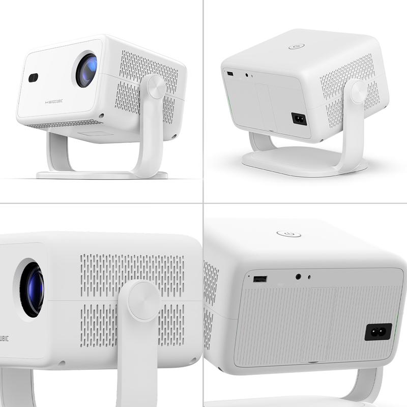 Magcubic 650ansi Smart L018 Projector, 1080P Auto Focus & Keystone Correction, Android14, BT 5.2, Wifi6, Portable Voice, Home Theater, Home Cinema Projector