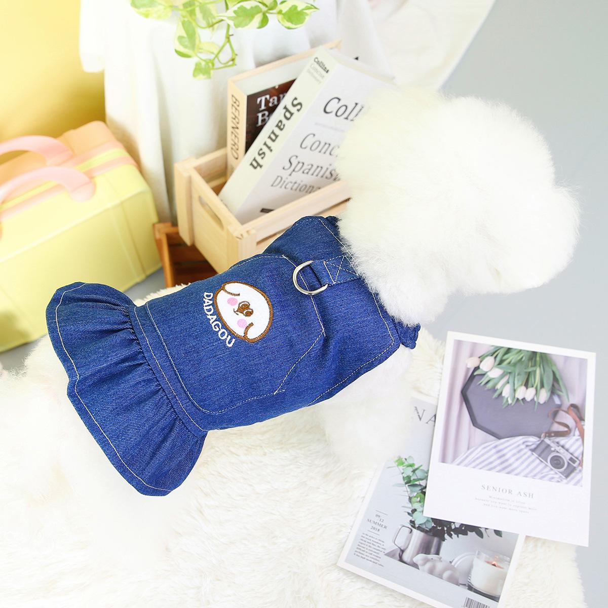 1Pc Pet Clothes Dog & Cat Apparel, Spring Summer Collection, Stylish Prints, Ideal for Daily Wear, Perfect Gift for Pets