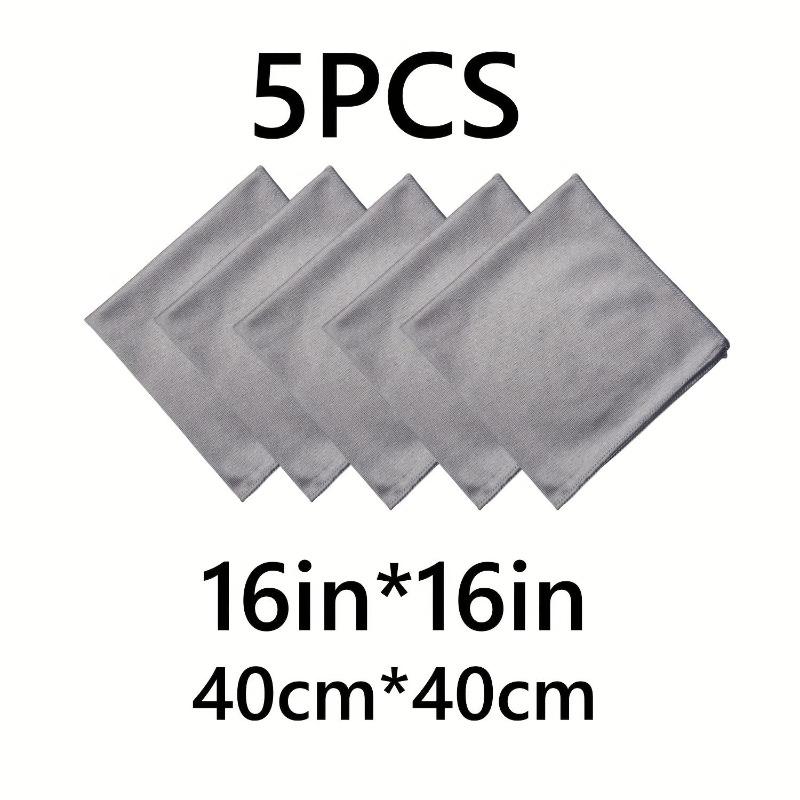 Microfiber Cleaning Cloths, Super Absorbent Reusable Detailing Cloth - Chemical-Free, Lint-Free, Scratch-Free Glass & Multi-Surface Towels for Windows, Mirrors, Auto, Electronics, Camera Lenses