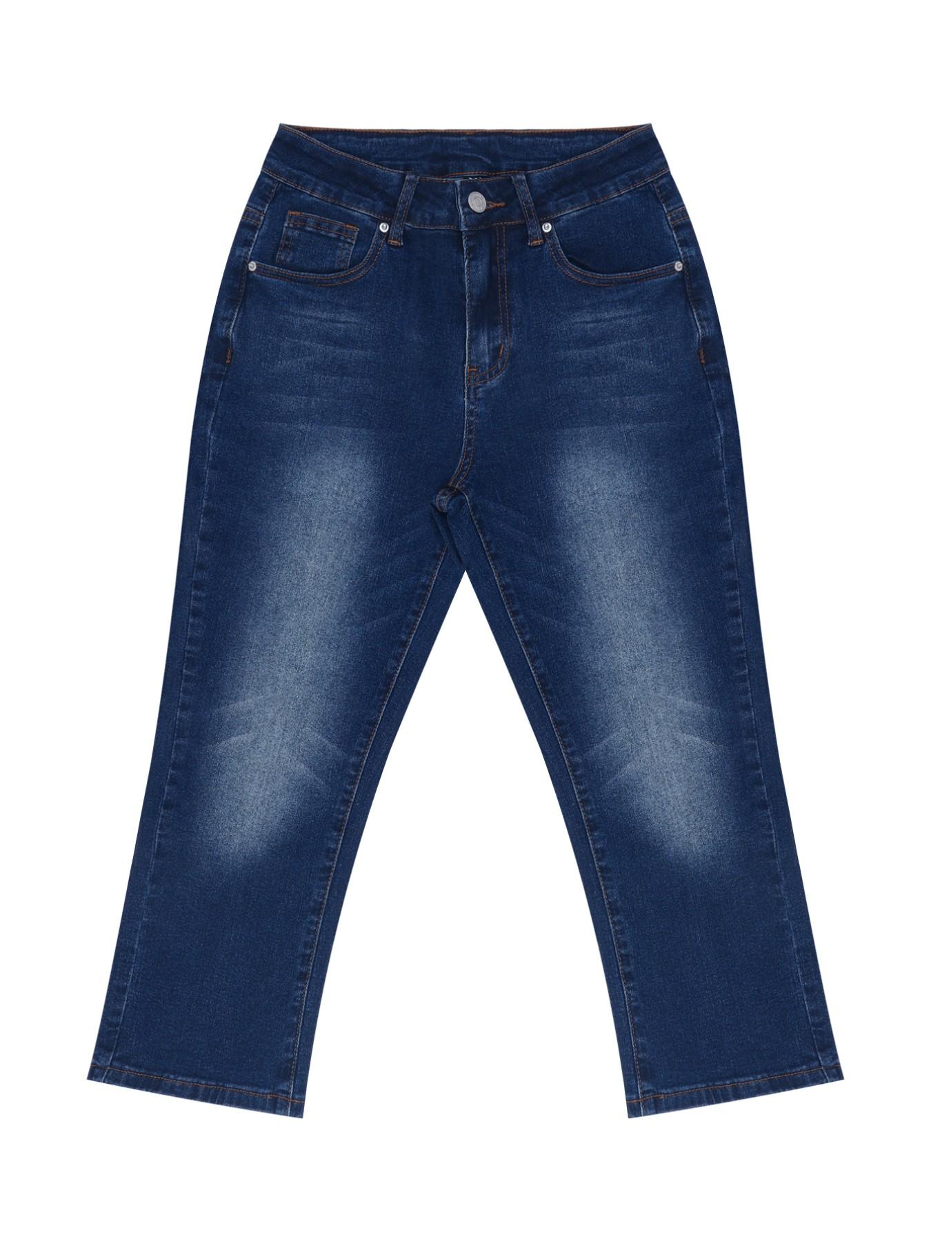 Nvfelix Vintage Y2K High Elastic Slim Fit Denim Capri Jeans for Women, Summer High Waist Button Butt Lifter, American Street Style, Unique Chic Shorts