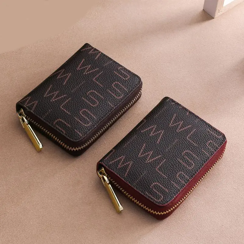 PU Leather Accordion Card Wallet, Double-Layer Zippered Card Holder for Women Men Multi-Slot Large Capacity Card Organizer Compact Travel Wallet with Coin Purse ID Window