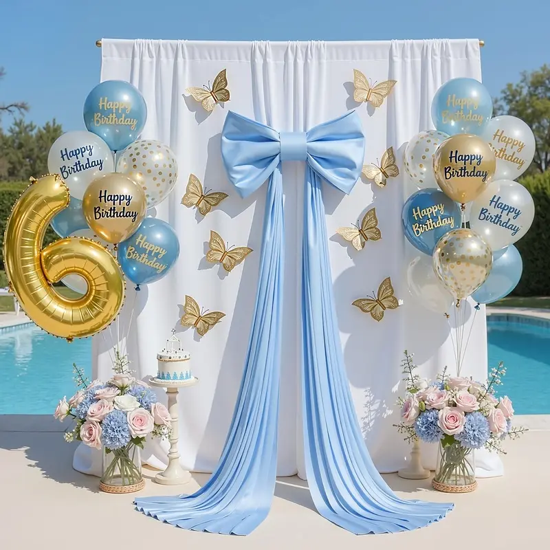 Extra Large Bow Party Backdrop Coquette Room Decor Enormous Bowknot for Birthday Wedding Baby Bridal Shower Christmas Decoration, Huge Bow Wall Decor Christmas, Halloween