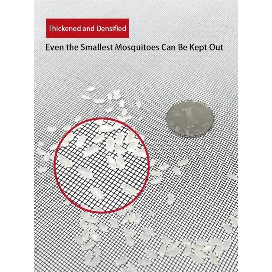 Multi Functional Mosquito Screen Mesh Roll Durable Cuttable Customizable Size Large Coverage Perfect for Home and Outdoor Use Mesh Netting