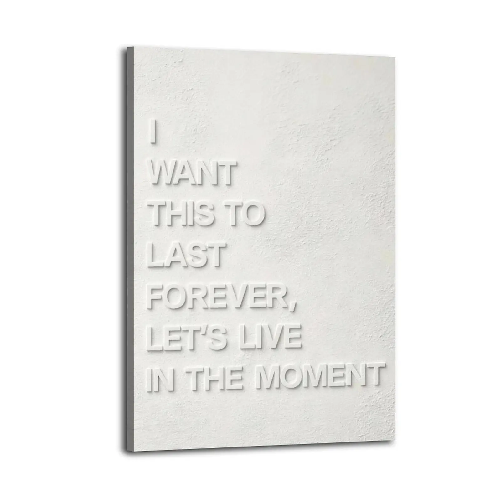 I Want This To Last Forever HomeDecor WallArt LivingRoom Canvas for Bedroom Decor Canvas Poster Aesthetic Office Bathroom Painting Picture Print Modern Family